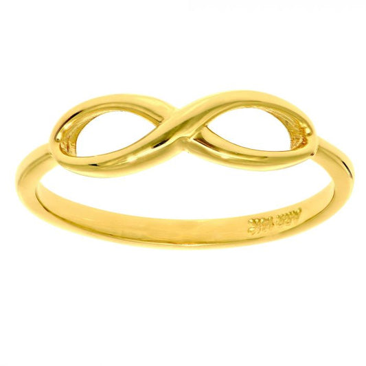 Lady's Yellow 14 Karat Infinity Fashion Ring