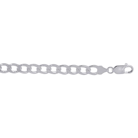 Sterling Silver 7.8mm 22 inch Cuban Link Chain