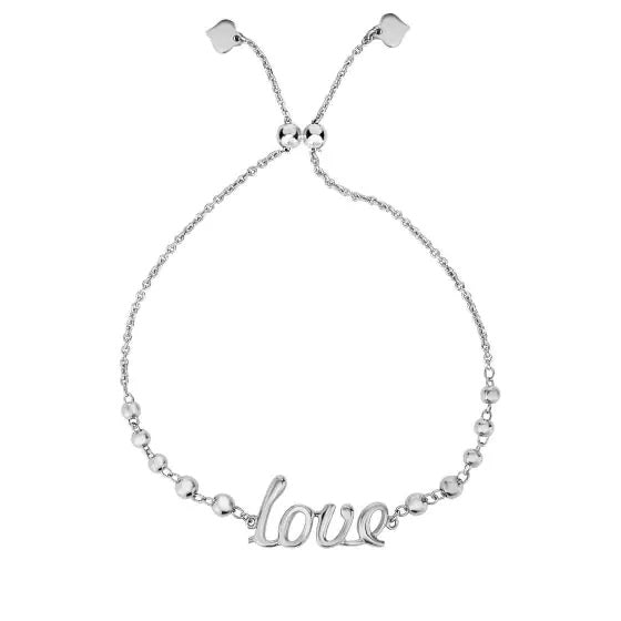 Sterling Silver Love Bracelet