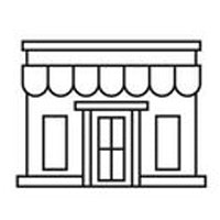 Clipart showing a Store Front