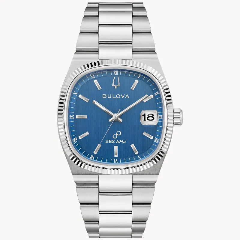 bulova silver dial dress watch Bulova Super Seville Men's Watch 96B440