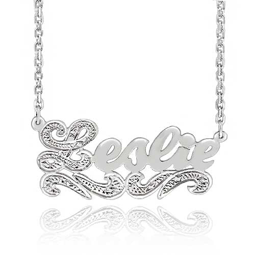 14 Karat "Leslie" Style Nameplate