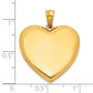1/20 Gold Filled Polished and Satin 24mm Heart Locket