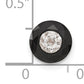 1.75ct. Black and White Diamond Single Stud earring component