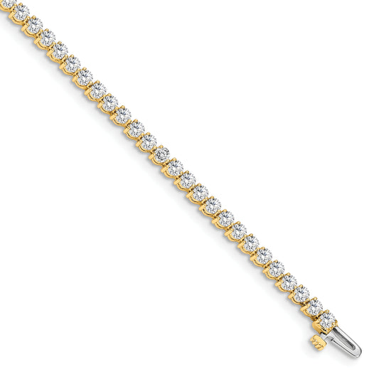 True Origin 2 3/8 carat Lab Grown Diamond VS/SI D E F Tennis Bracelet