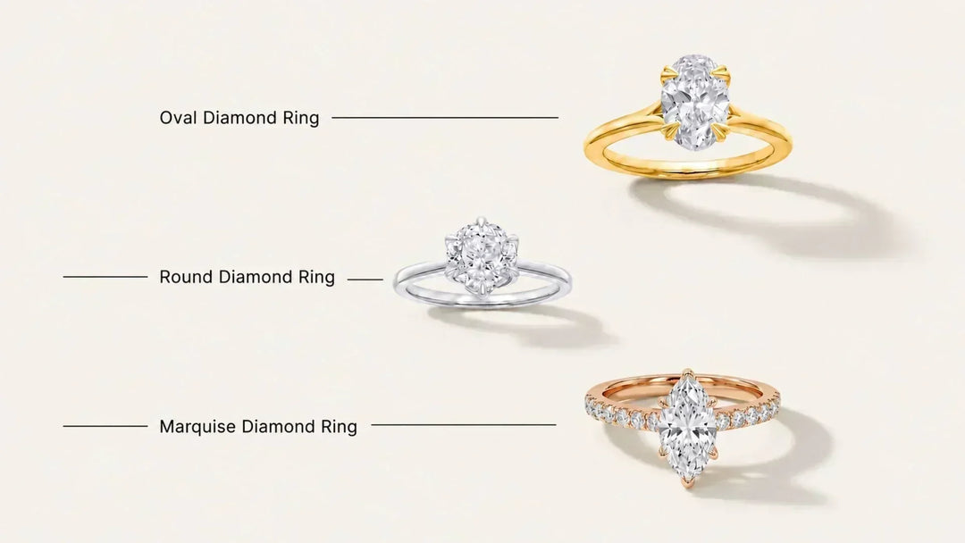 Lab Grown Diamond Engagement Ring Shapes Trending in 2026: Oval, Round, Marquise. Which Is Right for You?