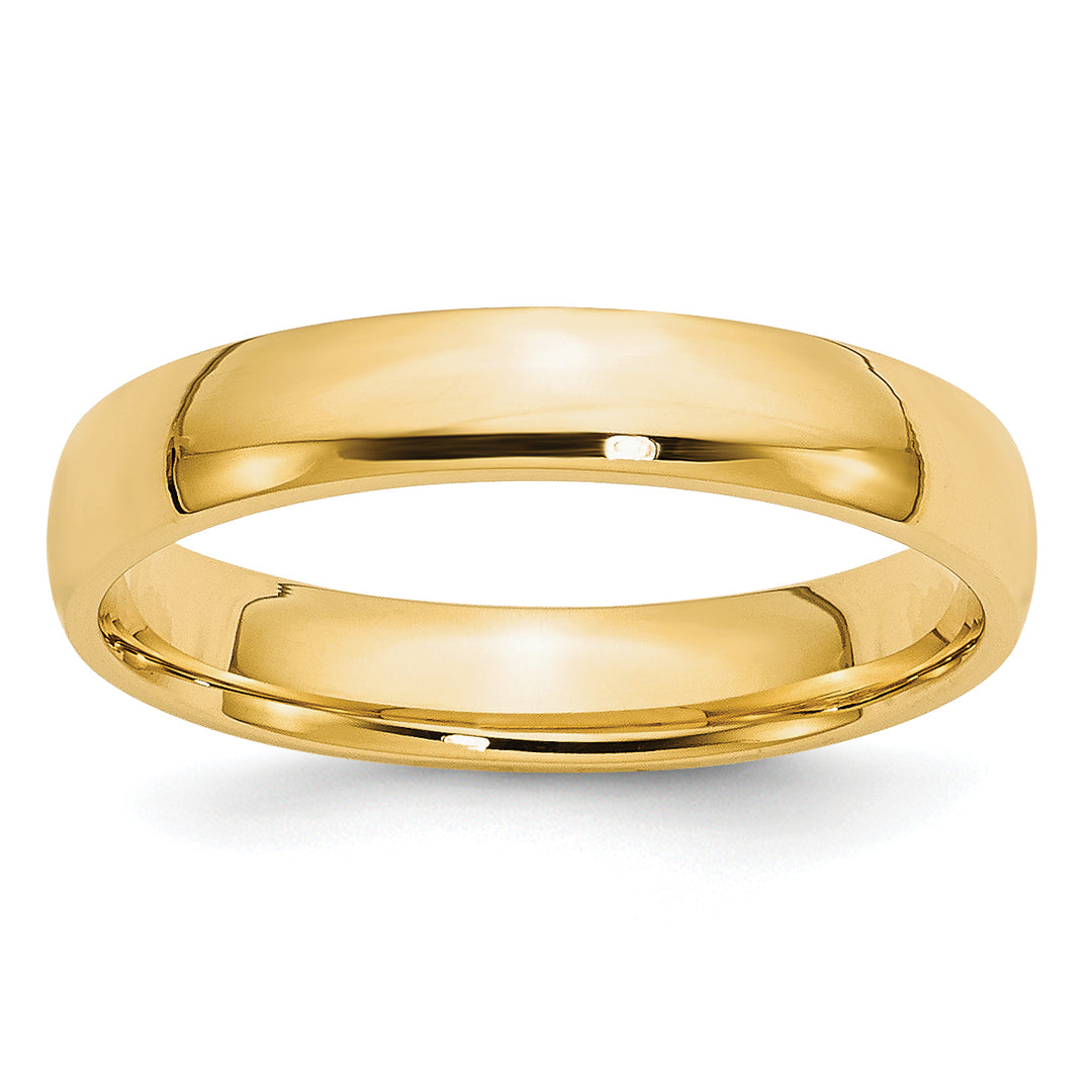 14K Yellow Gold 4mm Comfort Fit Wedding Band