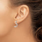 Sterling Silver Star & Moon Dangle Earrings
