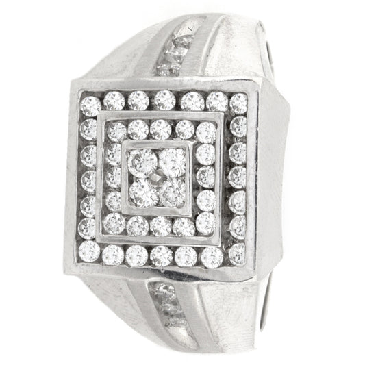 White 14 Karat Contemporary Ring