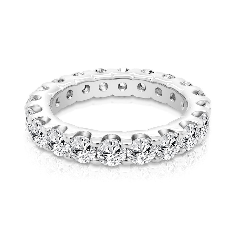 3ct Lab Grown Diamond Eternity Band, Platinum
