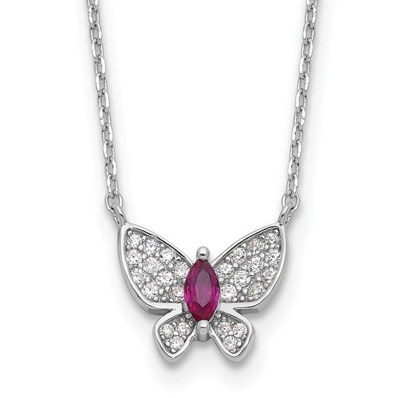 Sterling Silver Butterfly Necklace