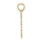 14 Karat Yellow Gold Horse Charm Pendant