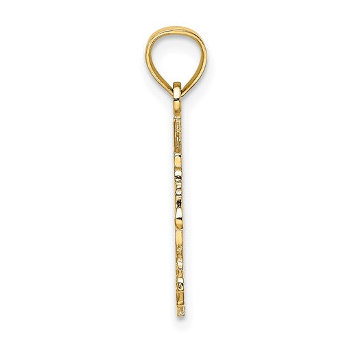 14 Karat Yellow Gold Horse Charm Pendant