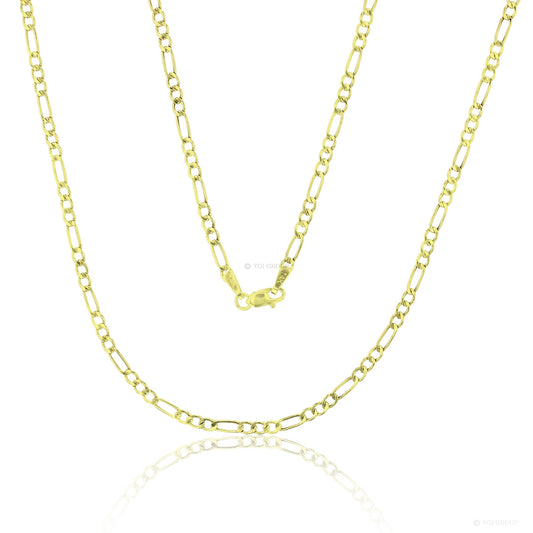 14 Karat Yellow Gold Figaro Link Chain