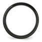 Black Stainless Steel Wedding Band