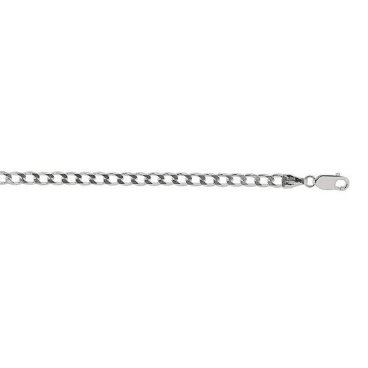 Sterling Silver 3.8mm 20 inch Cuban Link Chain