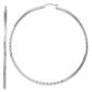 Sterling Silver Large Hoop Earrings