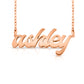 14 Karat "Ashley" Style Nameplate