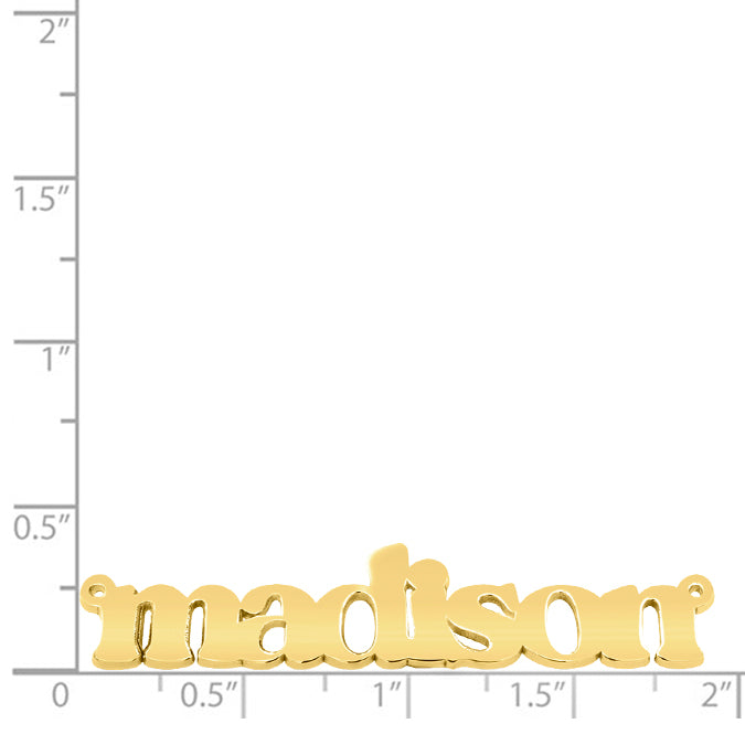 14 Karat Lowercase Bold Name Necklace