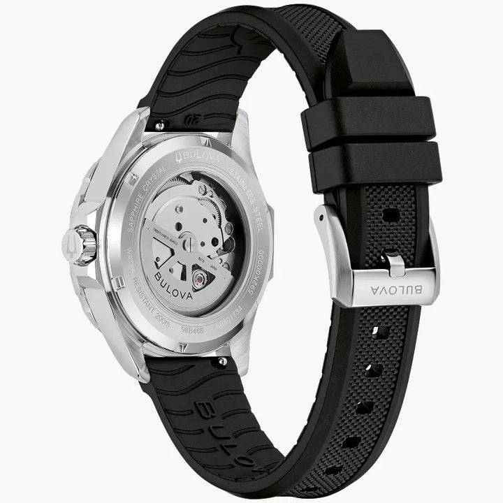 Bulova Marine Star watch 98B465 — angled view