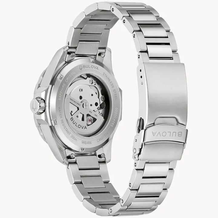 Bulova Marine Star watch 98B466 — angled view