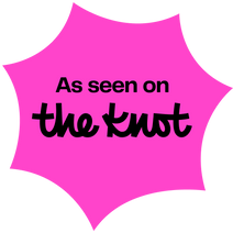 As Seen on The Knot badge for AJ's Jewelry