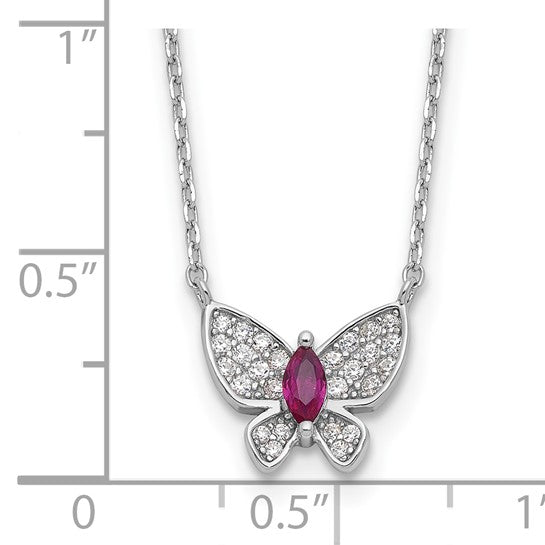 Sterling Silver Butterfly Necklace