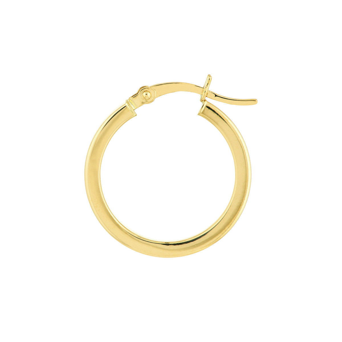 14 Karat Yellow Gold Polished Small Hoop Earrings