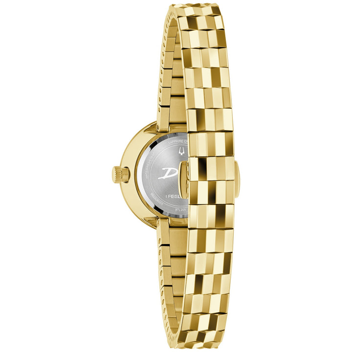 Case back of the Bulova Disco women's watch, 97L205