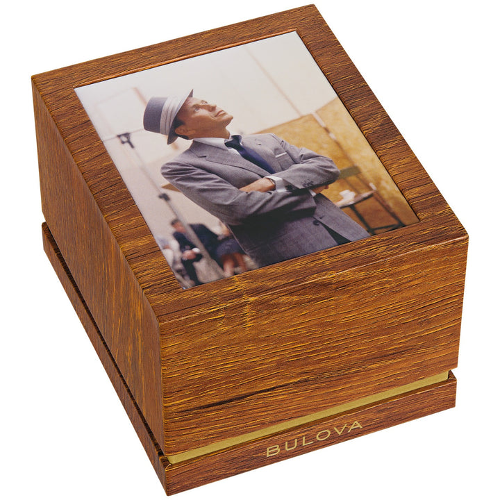 Bulova Frank Sinatra men's watch 96A337 in its Bulova presentation box