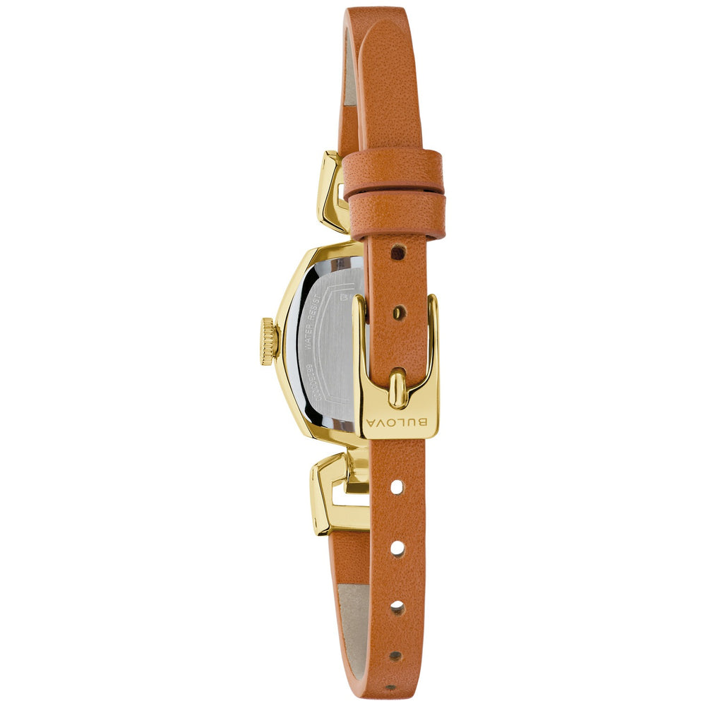 Case back of the Bulova Goddess of Time Jackie women's watch, 97L202