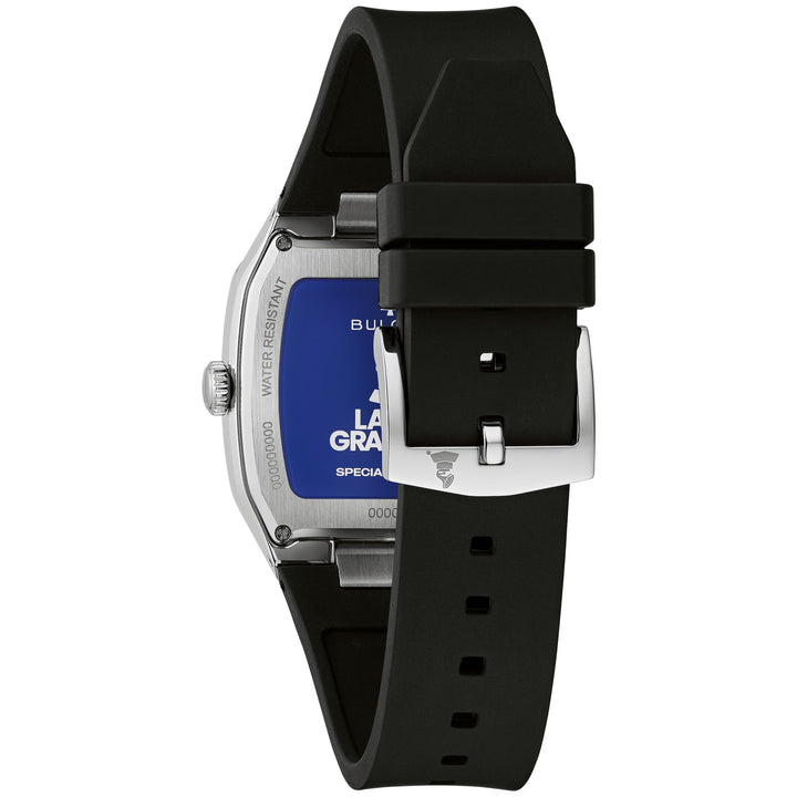 Case back of the Bulova Latin GRAMMY Millennia men's watch, 96A335