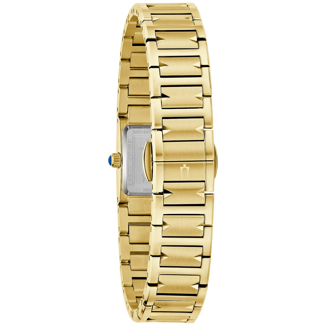 Case back of the Bulova Marc Anthony Harmony women's watch, 98R301