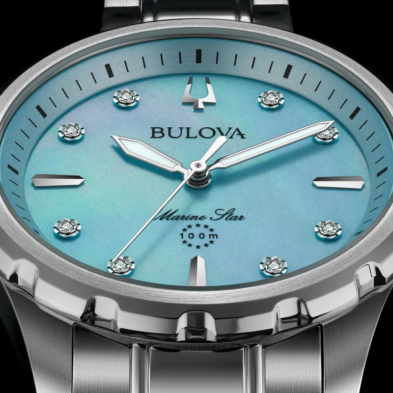 Bulova Women's Marine Star Dress Watch 96P248 — case back