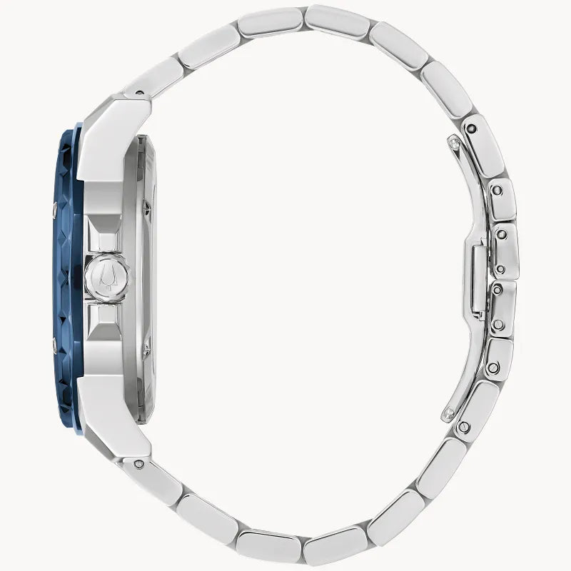 Bulova Marine Star 98A302 watch — side profile