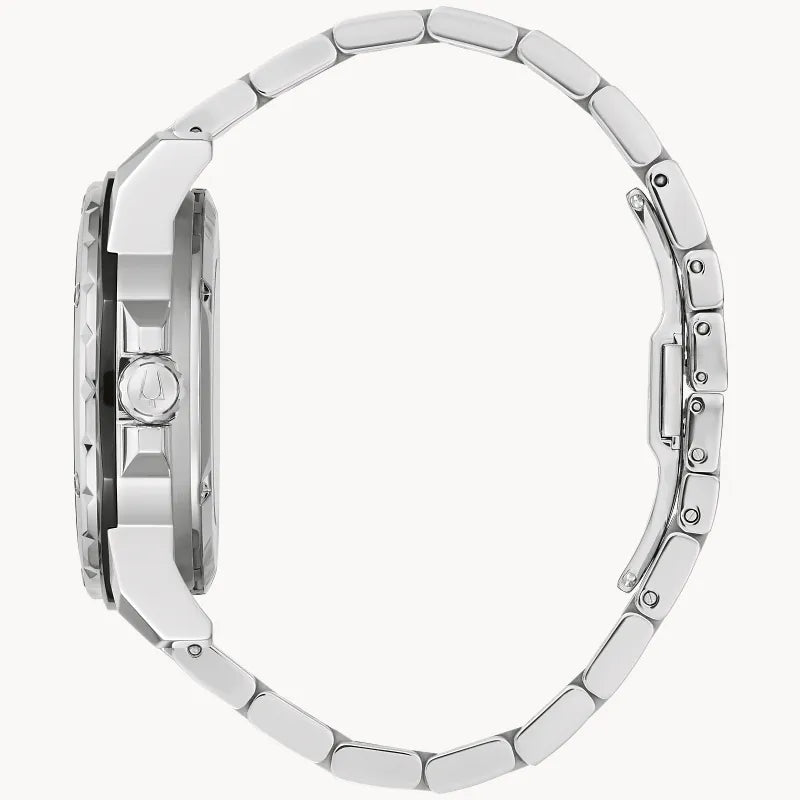Bulova Marine Star 98D184 watch — side profile