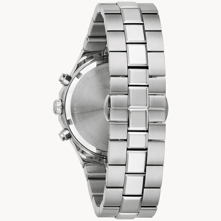 Bulova Men's Prestige Chronograph Watch 96B459 — angled view