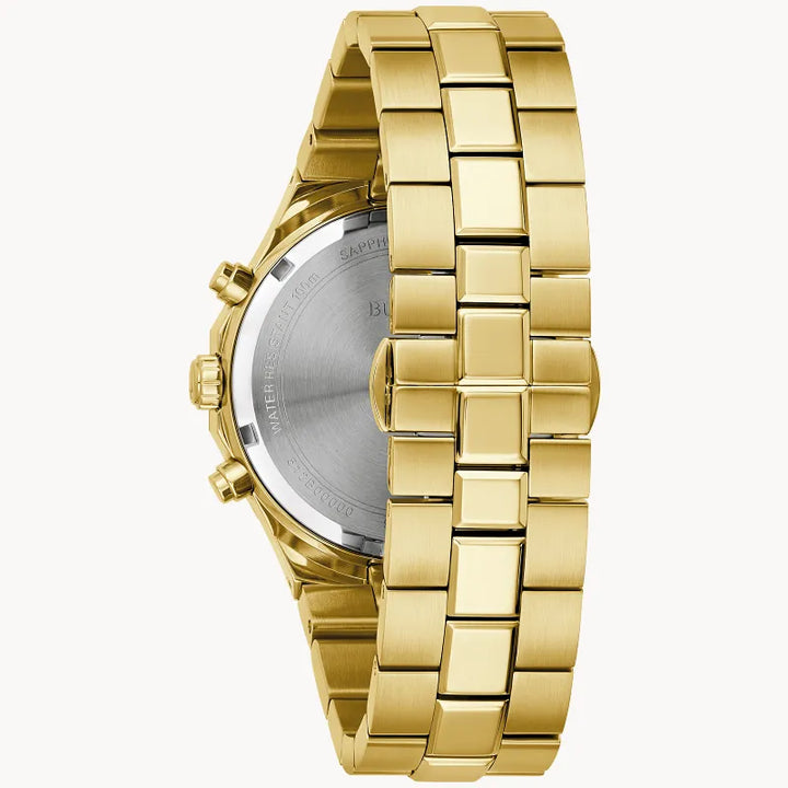 Bulova Men's Prestige Chronograph Watch 97B232 — angled view
