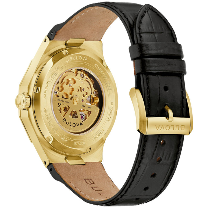 Case back of the Bulova Prestige men's watch, 97A206
