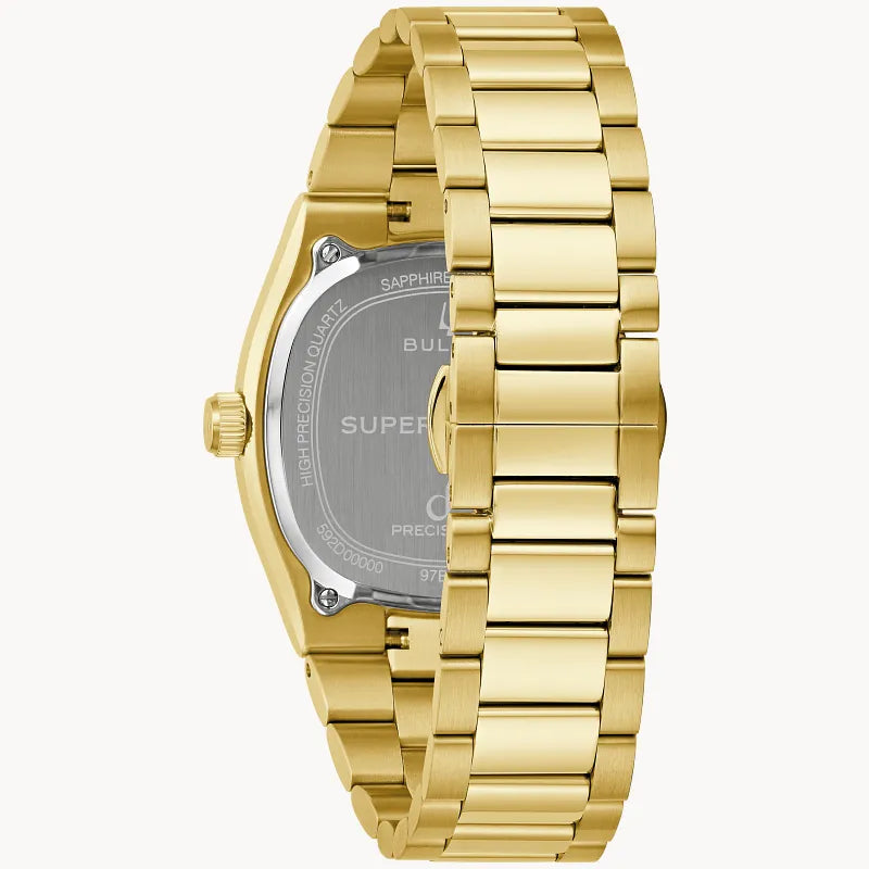 Bulova Men's Super Seville Dress Watch 97B246 — angled view