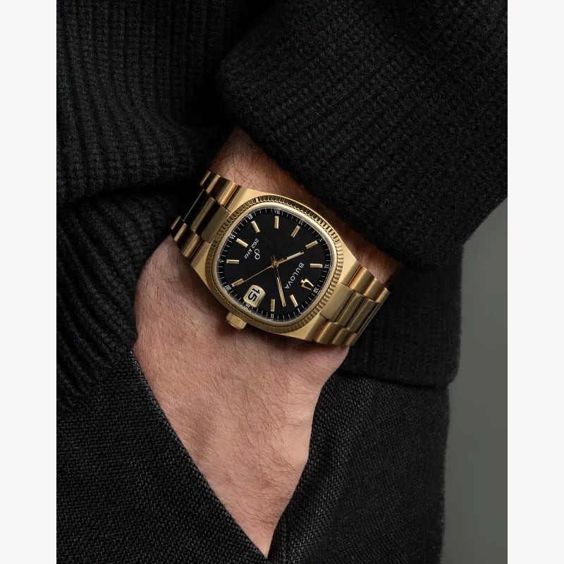 Bulova Men's Super Seville Dress Watch 97B246 — clasp detail