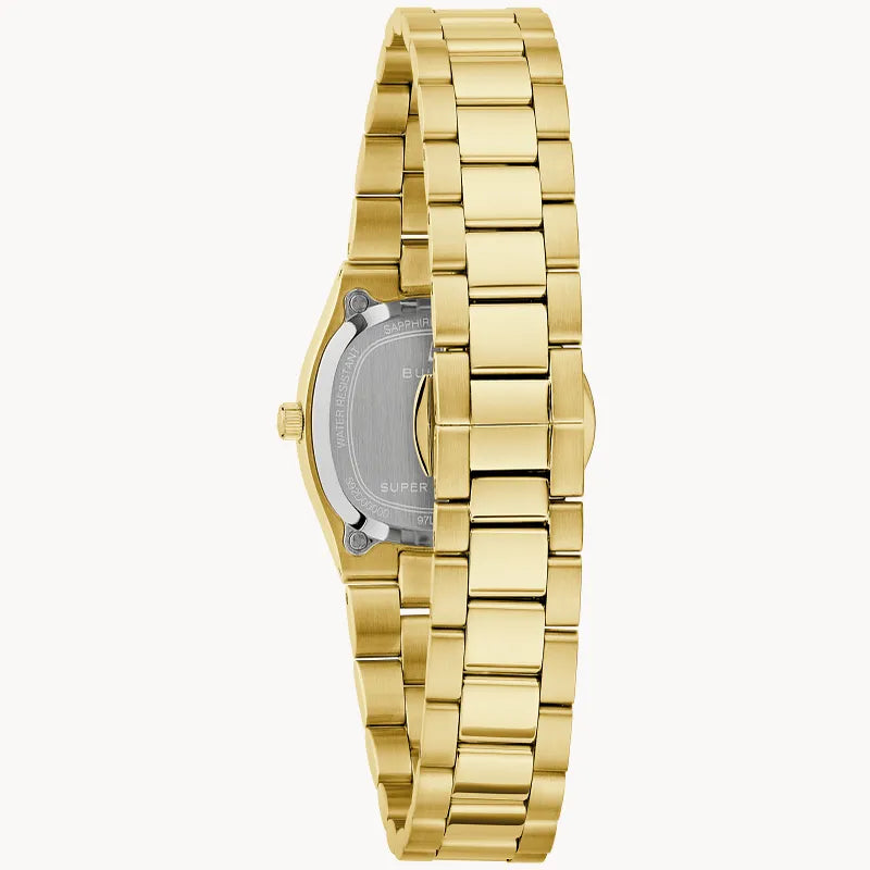 Bulova Women's Super Seville Mini Dress Watch 97L189 — angled view