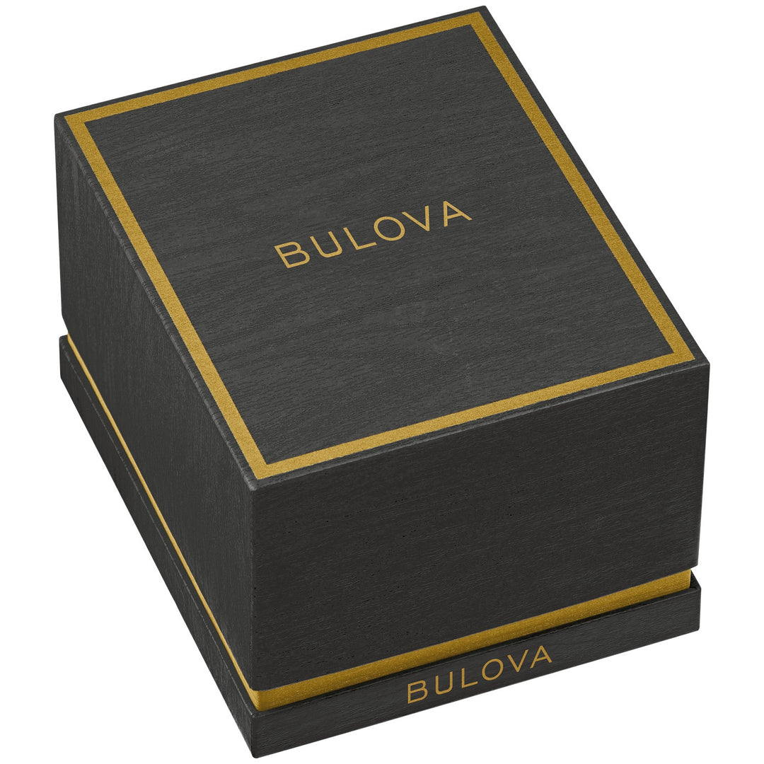 Bulova Surveyor men's watch 97A203 in its Bulova presentation box