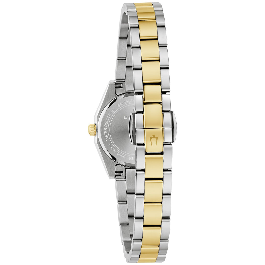 Case back of the Bulova Surveyor women's watch, 98L331