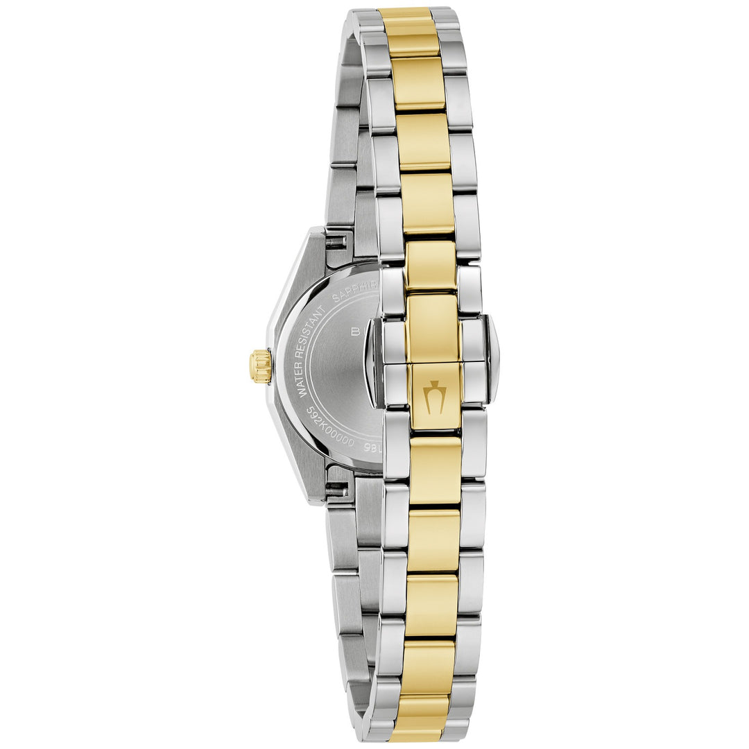 Case back of the Bulova Surveyor women's watch, 98L329
