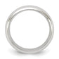 Lady's Sterling Silver White Plain Wedding Band