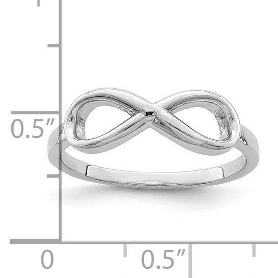 Sterling Silver Infinity Ring - Size 6