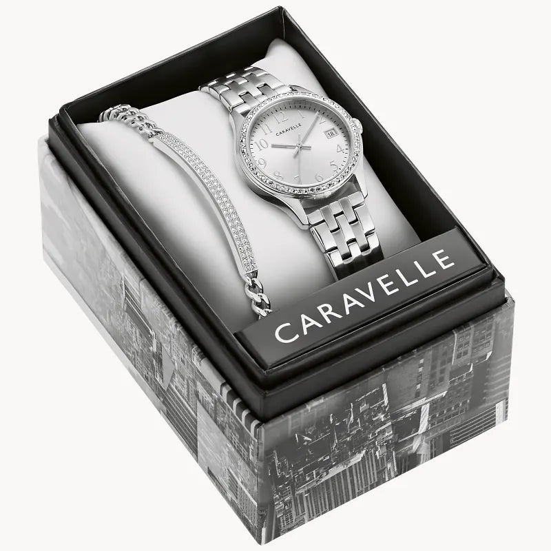 Caravelle Women's Box Set Dress Watch 43X104 — side profile