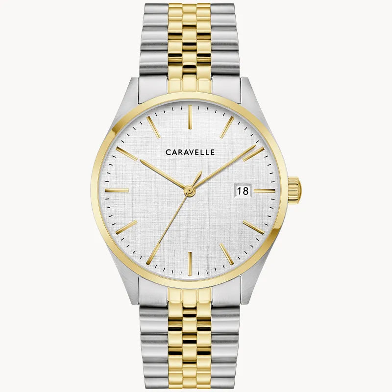 Caravelle Men's Classic Dress Watch 45B163 — front view