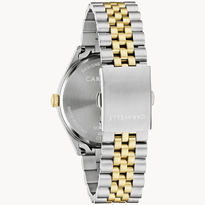 Caravelle Men's Classic Dress Watch 45B163 — angled view